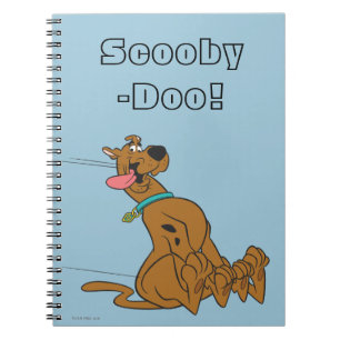 Scooby-Doo glidbana med tungan ut Anteckningsbok Med Spiral