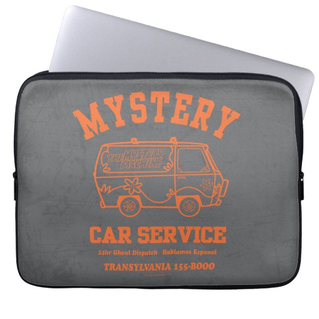 Scooby-Doo-grafik för "Myasty Car Service" Laptop Fodral (Framsidan)