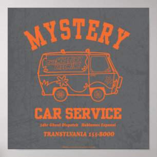 Scooby-Doo-grafik för "Myasty Car Service" Poster
