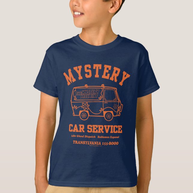 Scooby-Doo-grafik för "Myasty Car Service" T Shirt (Framsida)