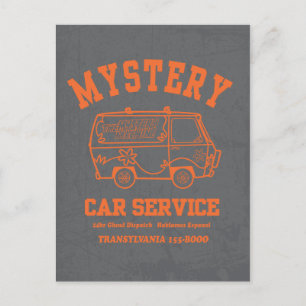 Scooby-Doo-grafik för "Myasty Car Service" Vykort