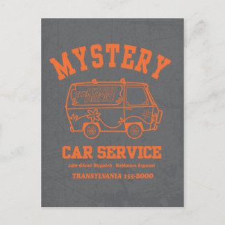 Scooby-Doo-grafik för "Myasty Car Service" Vykort