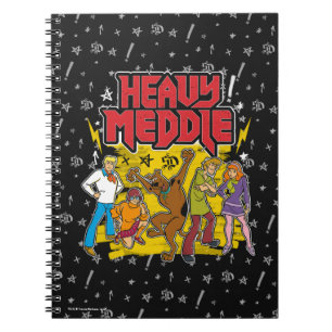 Scooby-Doo   Grafik "Heavy Meddle" Anteckningsbok Med Spiral