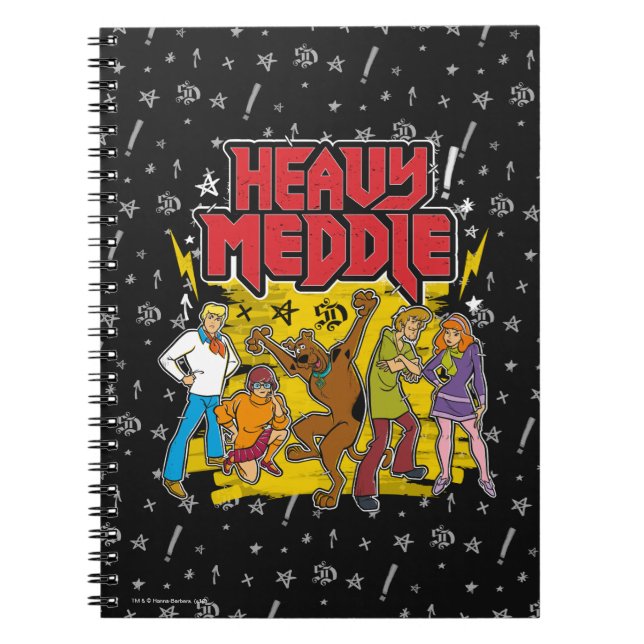 Scooby-Doo | Grafik "Heavy Meddle" Anteckningsbok Med Spiral (Framsidan)
