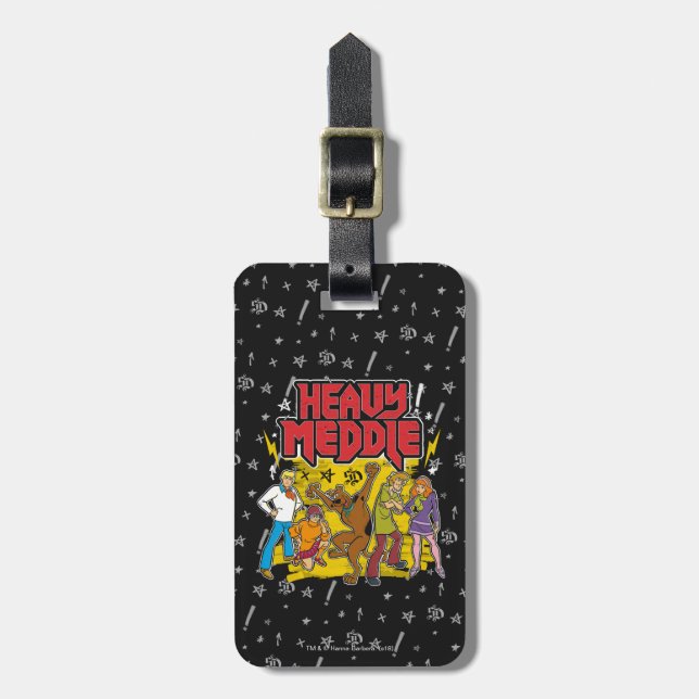 Scooby-Doo | Grafik "Heavy Meddle" Bagagebricka (Vertikal Framsida)