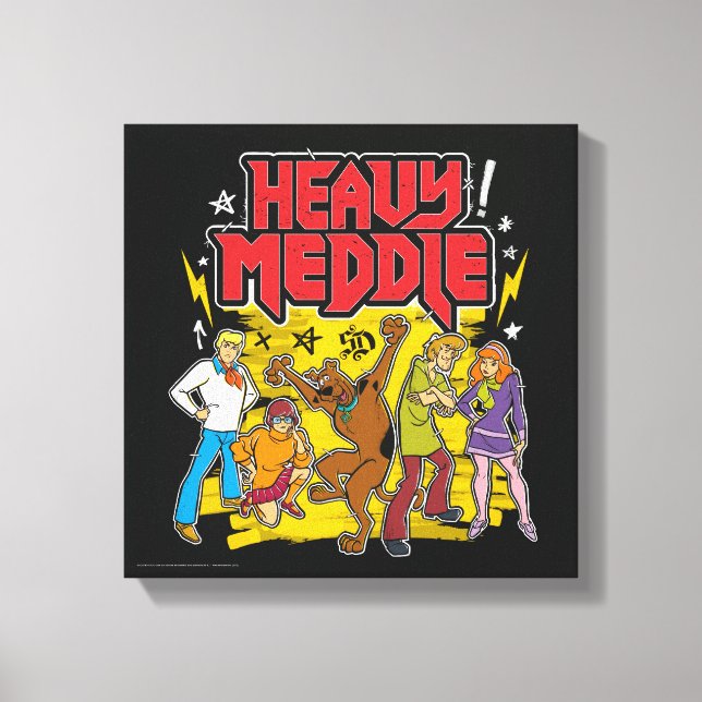 Scooby-Doo | Grafik "Heavy Meddle" Canvastryck (Framsida)