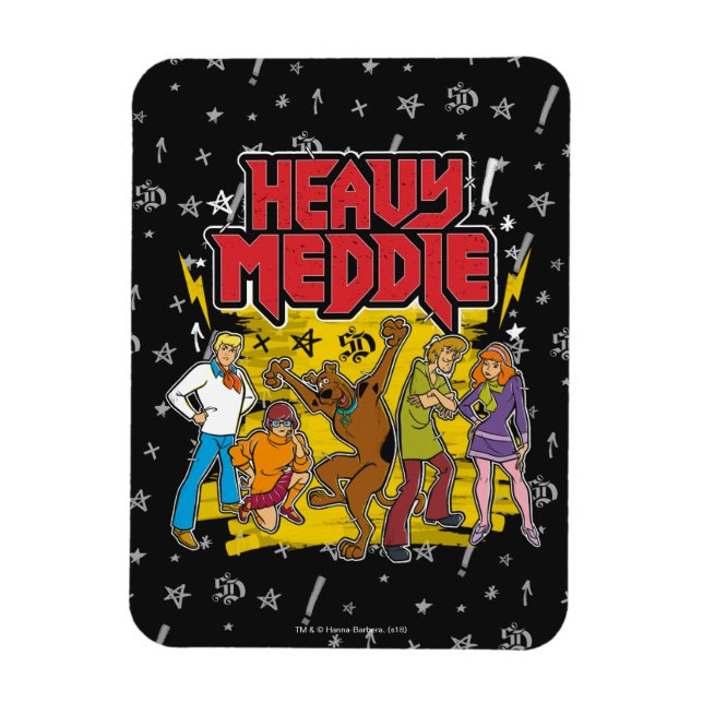 Scooby-Doo | Grafik "Heavy Meddle" Magnet (Vertikal)