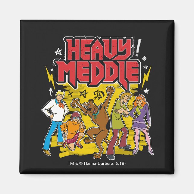 Scooby-Doo | Grafik "Heavy Meddle" Magnet (Framsidan)