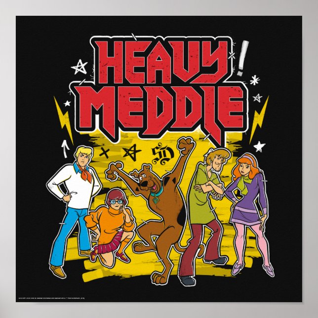 Scooby-Doo | Grafik "Heavy Meddle" Poster (Framsidan)