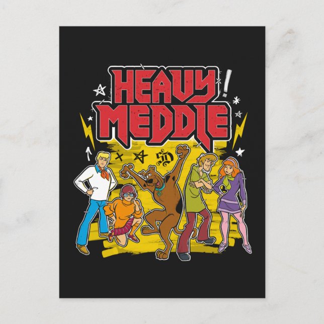 Scooby-Doo | Grafik "Heavy Meddle" Vykort (Framsida)
