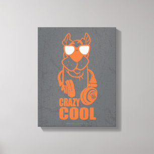 Scooby-Doo "grafisk galen kall" Headphone Canvastryck