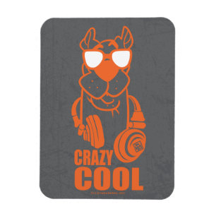 Scooby-Doo "grafisk galen kall" Headphone Magnet