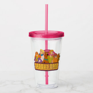 Scooby-Doo | "Groovy Gang" Retro Tecknad Graphic Take Away Mugg