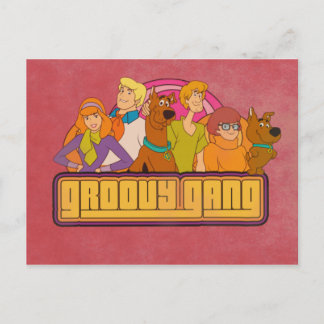 Scooby-Doo | "Groovy Gang" Retro Tecknad Graphic Vykort