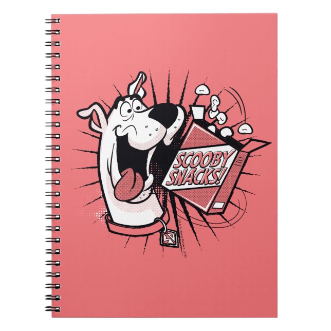 Scooby-Doo Halftone Scooby Snacks Anteckningsbok (Framsidan)