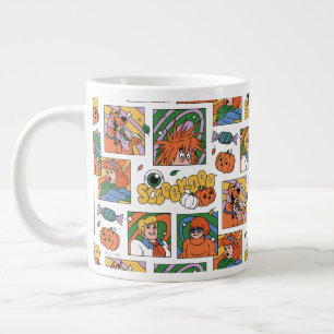 Scooby-Doo Halloween-fotografier Mönster Jumbo Mugg