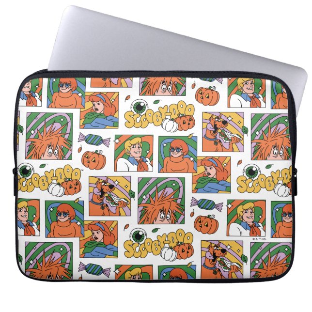 Scooby-Doo Halloween-fotografier Mönster Laptop Fodral (Framsidan)