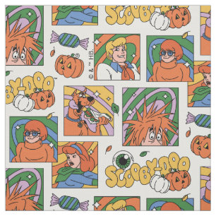 Scooby-Doo Halloween-fotografier Mönster Tyg
