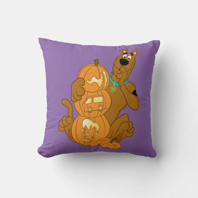 Scooby-Doo| Halloween Jack-O-Lantern Kudde (Framsida)
