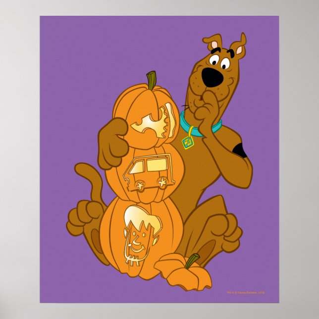 Scooby-Doo | Halloween Jack-O-Lantern Poster (Framsidan)