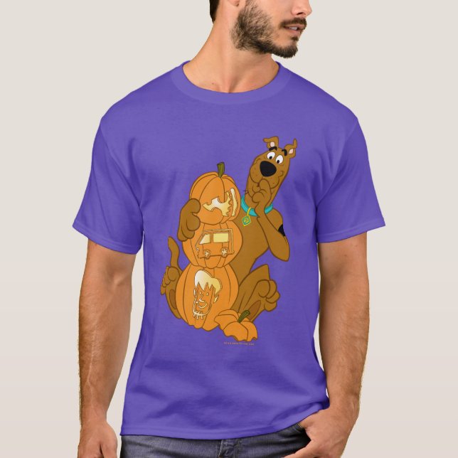 Scooby-Doo | Halloween Jack-O-Lantern T Shirt (Framsida)