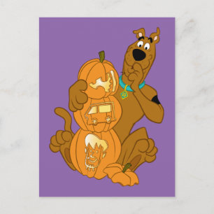Scooby-Doo   Halloween Jack-O-Lantern Vykort