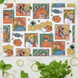 Scooby-Doo Halloween Photos Pattern Kökshandduk<br><div class="desc">Have a spooky time with this fun Halloween Scooby-Doo pattern, featuring the gang and some festive jack-o-lanterns! Adorn your tables with this design on a custom table cloth, get some festive gift bags with this design, or keep cozy with a fleece blanket! Shop this graphic on even more customizable Zazzle...</div>