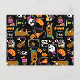 Scooby-Doo   Halloween Scooby-Doo-mönster Vykort