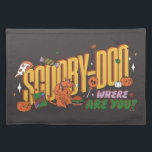 Scooby-Doo Halloween Snack Logo Bordstablett<br><div class="desc">Enjoy your Halloween haul with this fun Scooby-Doo Scooby Snack logo! Wear this on a cozy t-shirt,  get this graphic on a fun snack tote bag,  or enjoy on a tray. Shop this graphic on even more customizable Zazzle gifts!</div>