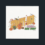 Scooby-Doo Halloween Snack Logo Pappersservett<br><div class="desc">Enjoy your Halloween haul with this fun Scooby-Doo Scooby Snack logo! Wear this on a cozy t-shirt,  get this graphic on a fun snack tote bag,  or enjoy on a tray. Shop this graphic on even more customizable Zazzle gifts!</div>