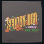 Scooby-Doo Halloween Snack Logo Tygservett<br><div class="desc">Enjoy your Halloween haul with this fun Scooby-Doo Scooby Snack logo! Wear this on a cozy t-shirt,  get this graphic on a fun snack tote bag,  or enjoy on a tray. Shop this graphic on even more customizable Zazzle gifts!</div>