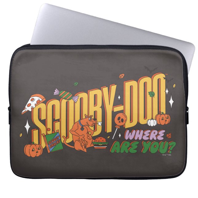 Scooby-Doo Halloween-snack-logotyp Laptop Fodral (Framsidan)