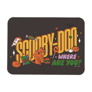 Scooby-Doo Halloween-snack-logotyp Magnet