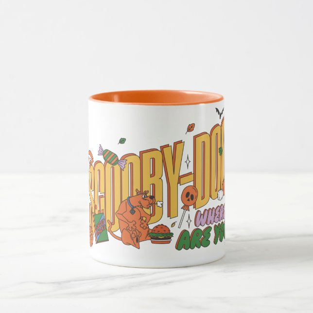 Scooby-Doo Halloween-snack-logotyp Mugg (Center)