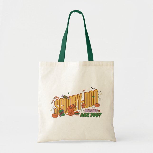 Scooby-Doo Halloween-snack-logotyp Tygkasse (Framsidan)