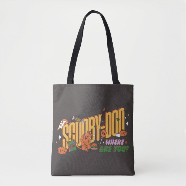 Scooby-Doo Halloween-snack-logotyp Tygkasse (Framsida)