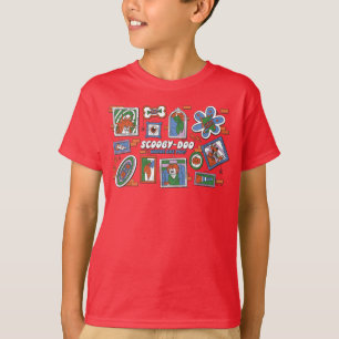 Scooby-Doo Halloween-vägg med ramar T Shirt