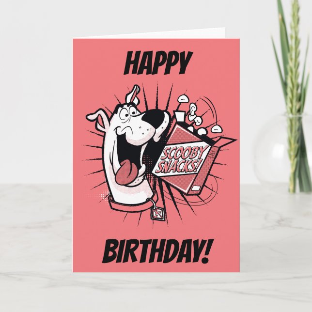 Scooby-Doo halvtonScooby mellanmål Kort (Framsida)