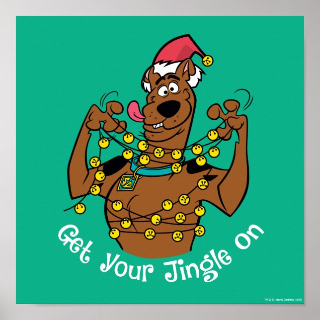 Scooby-Doo "Hämta din jingle på" Poster (Framsidan)