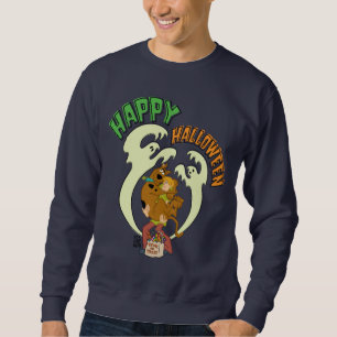 Scooby-Doo   HAPPY HALLOWEEN Lång Ärmad Tröja