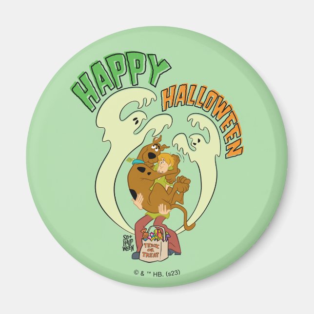 Scooby-Doo | HAPPY HALLOWEEN Magnet (Framsidan)
