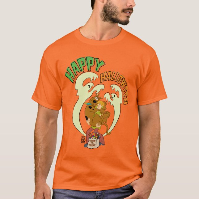 Scooby-Doo | HAPPY HALLOWEEN T Shirt (Framsida)