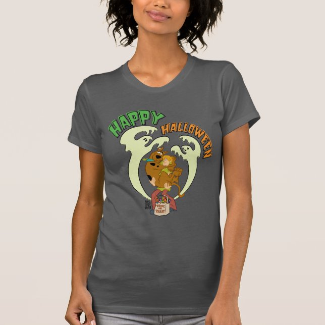 Scooby-Doo | HAPPY HALLOWEEN T Shirt (Framsida)