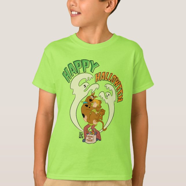 Scooby-Doo | HAPPY HALLOWEEN T Shirt (Framsida)