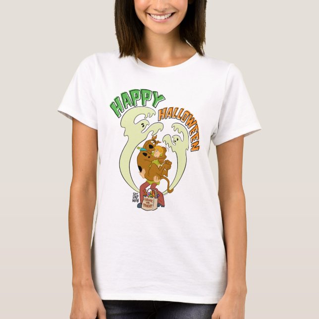 Scooby-Doo | HAPPY HALLOWEEN T Shirt (Framsida)