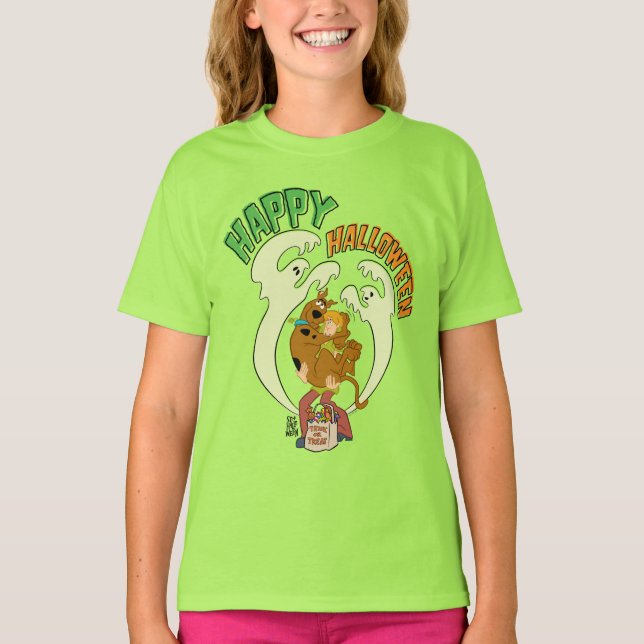Scooby-Doo | HAPPY HALLOWEEN T Shirt (Framsida)