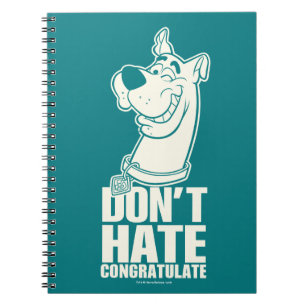 Scooby-Doo "hatar inte, gratulerar" grafiskt Anteckningsbok