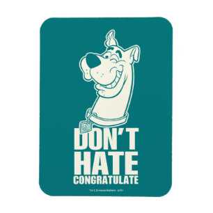 Scooby-Doo "Hate, Congratate" Graphic Magnet