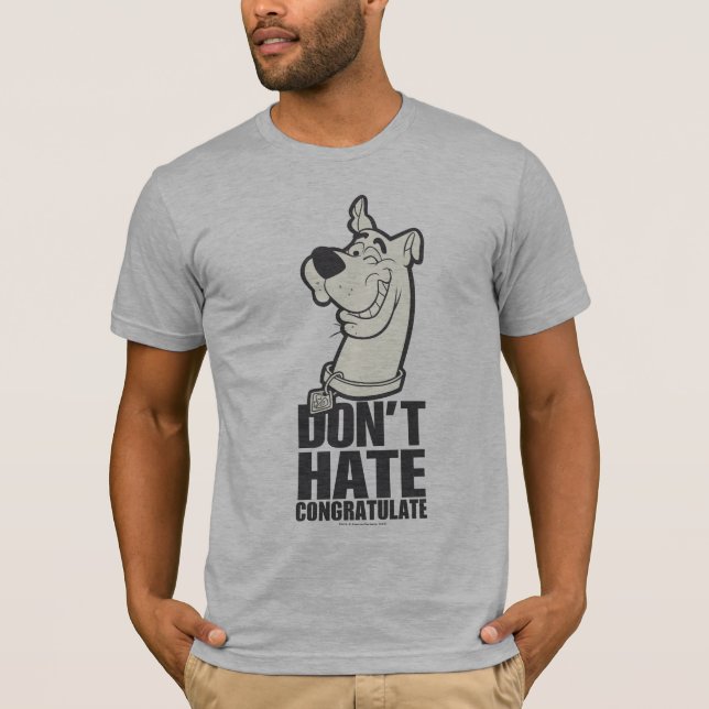 Scooby-Doo "Hate, Congratate" Graphic T Shirt (Framsida)