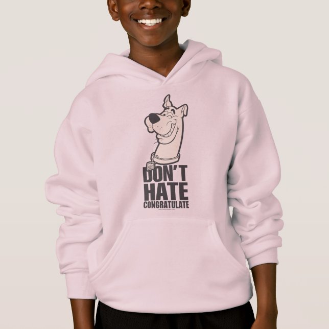 Scooby-Doo "Hate, Congratate" Graphic T Shirt (Framsida)